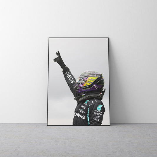 Lewis Hamilton 'Peace' Canvas