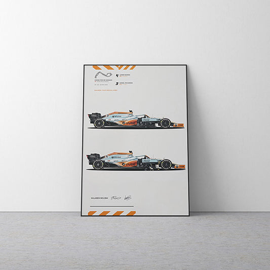 Ricciardo & Norris '2021 Season' McLaren Canvas