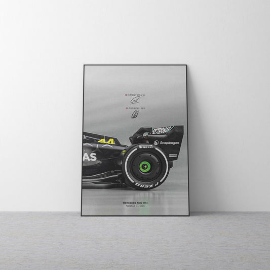 Lewis Hamilton '44' Canvas