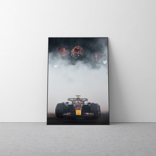 Max Verstappen 'Smokey' Canvas