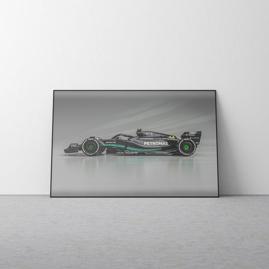 Lewis Hamilton 'W14' Car Canvas